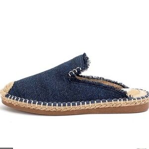 Yellow Box Denim Blue Mules
